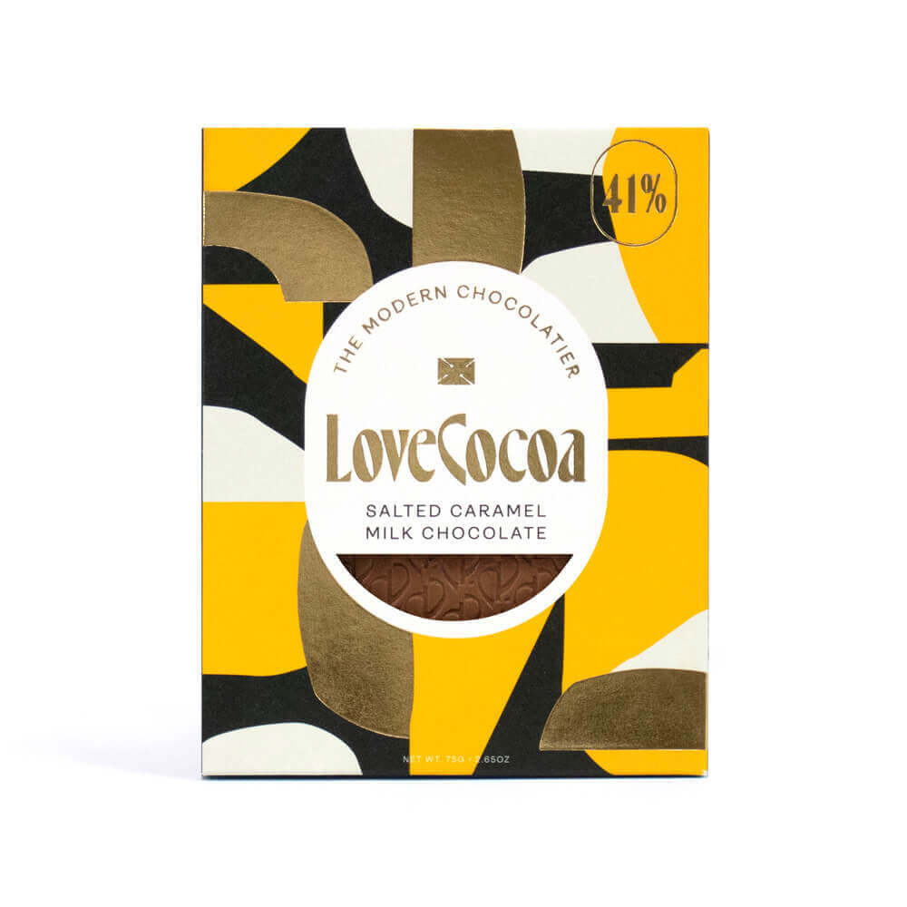 Love Cocoa Salted Caramel with 41% Milk Chocolate 75g